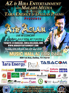 ATIF ASLAM LIVE IN DALLAS 2017