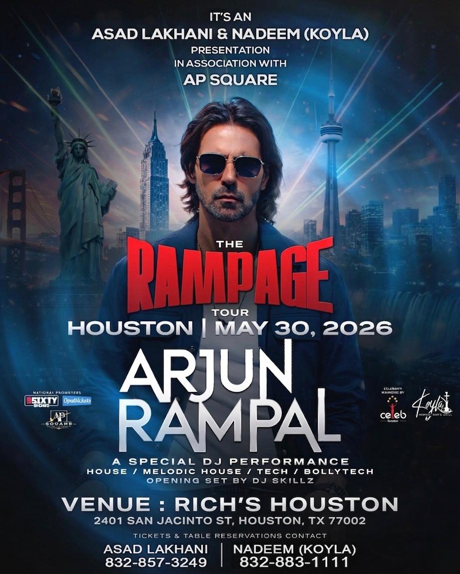 Arjun Rampal Houston